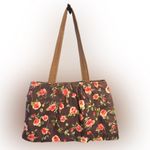 Handmade Floral Brown Bag Photo 1
