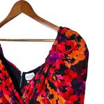 Saylor  Alouette Red Floral Mini‎ Dress Women's Size XS Puff Sleeve Poppy Print Photo 7
