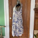 Gap  Blue Floral Sleeveless Sundress Soft Knit Size Medium 💚🍄 Photo 2