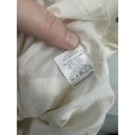 Madewell  Shift Dress Women 4 Cream Red Embroidered Suncoast V Neck Boho‎ Tassle Photo 4