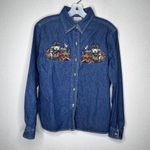 Vintage Cabin Creek Embroidered Shirt Blue Size undefined Photo 5