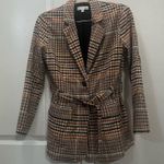 Love, Whit by Whitney Port Brown Plaid Blazer Size Small $350 Photo 1