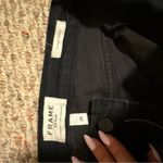 frame denim  | Byxbee Dark Wash Le High Skinny Jeans with Tiered Fringe- Size 28 Photo 12