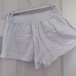 Princess Polly  Linen Shorts White Photo 2