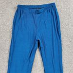 Travelers by Chicos Pants Womens 0 Sm Blue Elastic Waist Pull On Slinky Lounge Photo 11