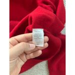 Cashmere‎ Sweater Womens Medium Cherry Red Luxury Preppy Cozy Holiday Festive Photo 2