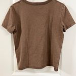ZARA  Earthy Brown Tee Photo 1