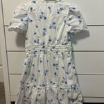 Quince  100% Organic Cotton Poplin Tiered Mini Dress Photo 2