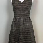 Anthropologie Moulinette Soeurs Metallic Tweed Glissade Fit & Flare Dress 4 Photo 1