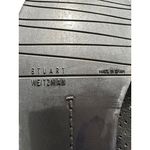 Stuart Weitzman  Size 8 Black Suede Perforated Beaded Chunky Heel Loafer #S87-8‎ Photo 6