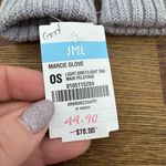 J. McLaughlin Marci Glove Wool One Size Gray Cheetah Mitten Striped NWT Outerwear Photo 5