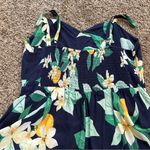 Old Navy  Orange Blossom Flower fruit leaves cami knee length fit n flare dress Photo 2