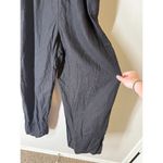 Old Navy NWT Linen Blend Jumpsuit Womens Sz L Tall Babydoll Beachy Wide Leg Photo 1