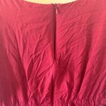 MikaRose sz M Women Maroon Aztec Embroidered VNeck Fit Flare Dress Bohemian Fall Photo 8