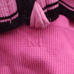 Zip Front Sports Bra Heather Pink Seamless Wirefree Bra Padded Yoga Medium Photo 8