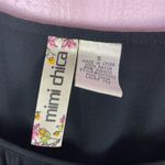 Mimi Chica  Ruffle Top Sleeveless Rayon Dress Black Small Photo 9