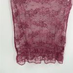 Limited Too  vintage Y2K pink boho off the shoulder pink lacy blouse size medium Photo 4