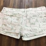 Bullhead Faded Roses Green/Pink Short Denim Shorts Size undefined Photo 3