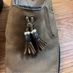 Ariat Brown Leather Slip on Clogs mules Photo 1