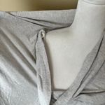 Alo Yoga  Double Drape Front Long Sleeve Cardigan Top Size Medium Photo 4