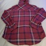 Garage  Women's Plaid Flannel Shirt Hoodie Boyfriend Fit Sz SP Photo 7