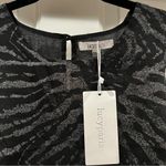 Lucy Paris NWT Black and Grey Sleeveless shirt SIZE L Photo 3