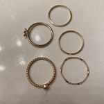 Altar'd State NWOT altar d’state set of five dainty gold rings Photo 1