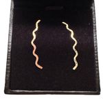 14K YELLOW Gold Wave Ear Climber Earrings NIB Retail $395 NWT FROM BLOOMINGDALES Photo 1