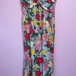Old Navy Womens Size M Jumpsuit Linen Wide Leg Floral Boho Pockets Resort Photo 0