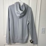 Old Navy EUC women’s light gray fleece lined pullover hooded sweatshirt medium Photo 5