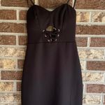 B. Smart  Formal Homecoming Dress Size 1 Black Cut Out Strapless Photo 0