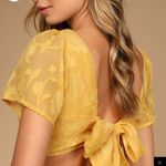 Lulus Floral Burnout Tie Back Jumpsuit Photo 1