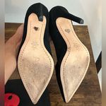 Alice + Olivia 🎉HOST PICK🎉 Black Dina Pointed Toe Suede Pumps 36.5 US 6.5 Photo 5