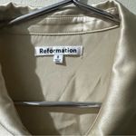 Reformation Kendall Silk Top size 8 Photo 3