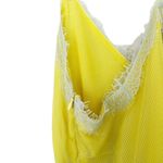 PINKO Uniqueness Yellow Lace Tank Top Sz M Size M Photo 5