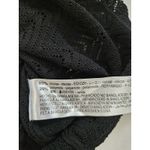 ZARA  Black Viscose Open Knit Tank Top Stretch Soft Sz S Photo 9