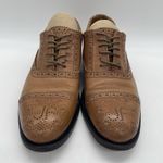 John Fluevog Vintage The Gateway Womens 7 Shoes Oxford Cap Toe Brown Leather Photo 2