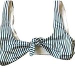 Tori Praver Swimwear Tori Praver NEW Green White Stripe Bikini Photo 7