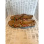 Naturalizer  Women's Wendy Slingback Tan Red‎ Blue Beachy Sandal US 9 Photo 1