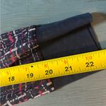 Chico's Navy Blue Mesh Cardigan with Geometric Pattern | Women’s Size 0 (S) Photo 7