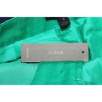 J.Crew Womens Drapey AM950 Kelly Green Linen Satin High Rise Shorts Size 6 NWT Photo 6