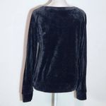 Lilly Pulitzer Black Embroidered Sweatshirt Size Small Rami Velour Sweatshirt Photo 4
