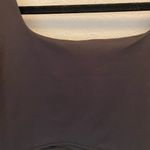 We Wore What  Straight Neck Crop In Chocolate Black Top Size XL NEW Photo 2