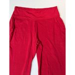 Athleta Red Tencel Lyocell Blend Jogger Pants Womens Size LG tall pockets Photo 1