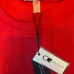 Cable & Gauge  Vibrant Red Long Sleeve Dress Xl‎ NWT Photo 1