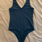 Abercrombie & Fitch Dark Teal Seamless Vneck Bodysuit Photo 2