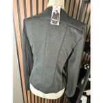 Catherine Malandrino CATHARINE MALANDRINO Grey Knit Moto Jacket | Size Small new w tag retail $180 Photo 2