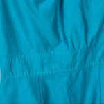 Venus Scallop Neck Sheath Midi Dress Teal Paisley Cap Sleeve Size 4 Professional Photo 6