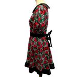 Hello Kitty  x Smak Parlour Rare  Limited Edition Mini Strawberry Floral Dress L Photo 7