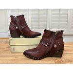 A.S. 98 Spencer Boots Sequoia Leather 7.5/8 US 38 EU NWOB Harness Studded Detail Red Photo 8